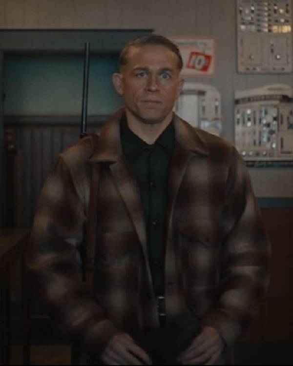 Monster S03 Charlie Hunnam Brown Coat