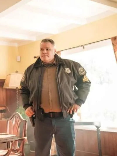 Aaron Douglas Murder in a Small Town Police Jacket