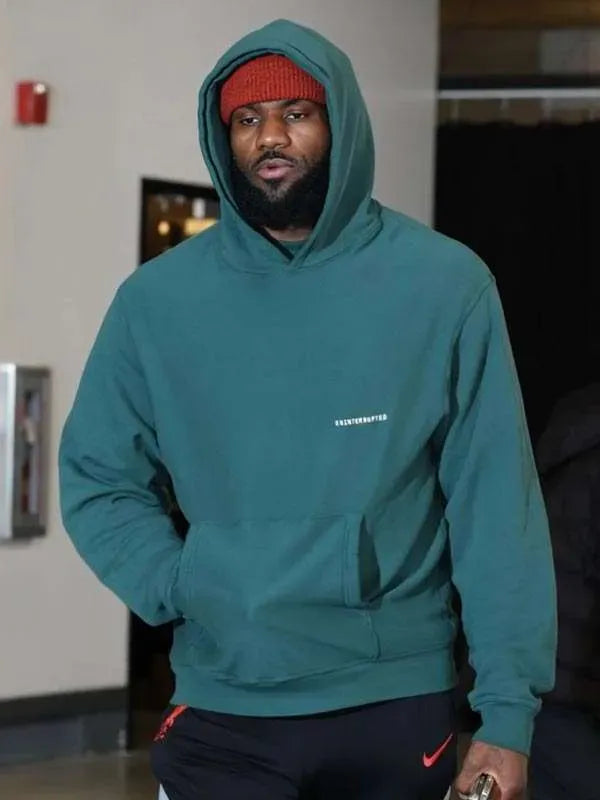 NBA LeBron James Uninterrupted Blue Hoodie