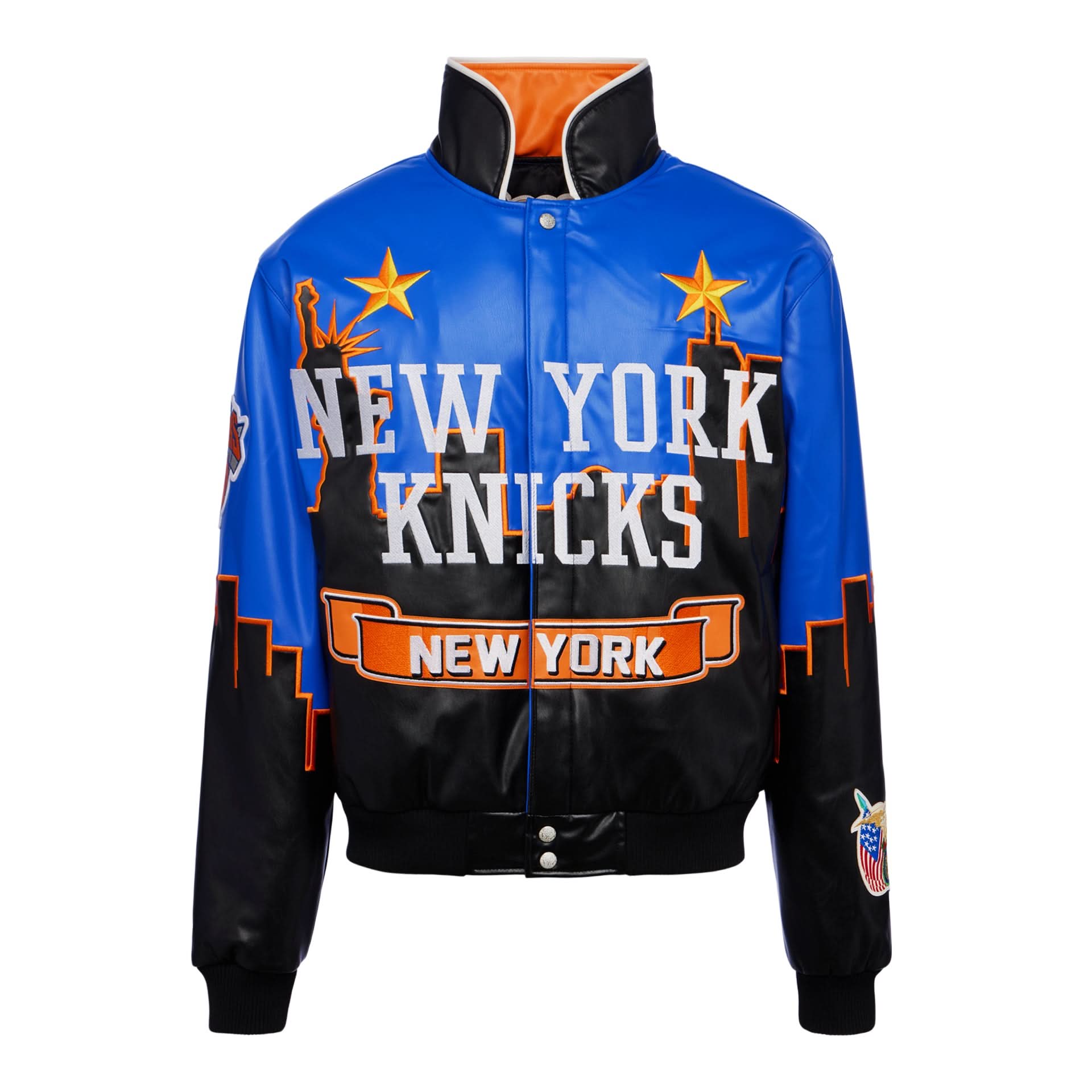 NBA Team NY Knicks Jeff Hamilton Leather Jacket - The America Jackets