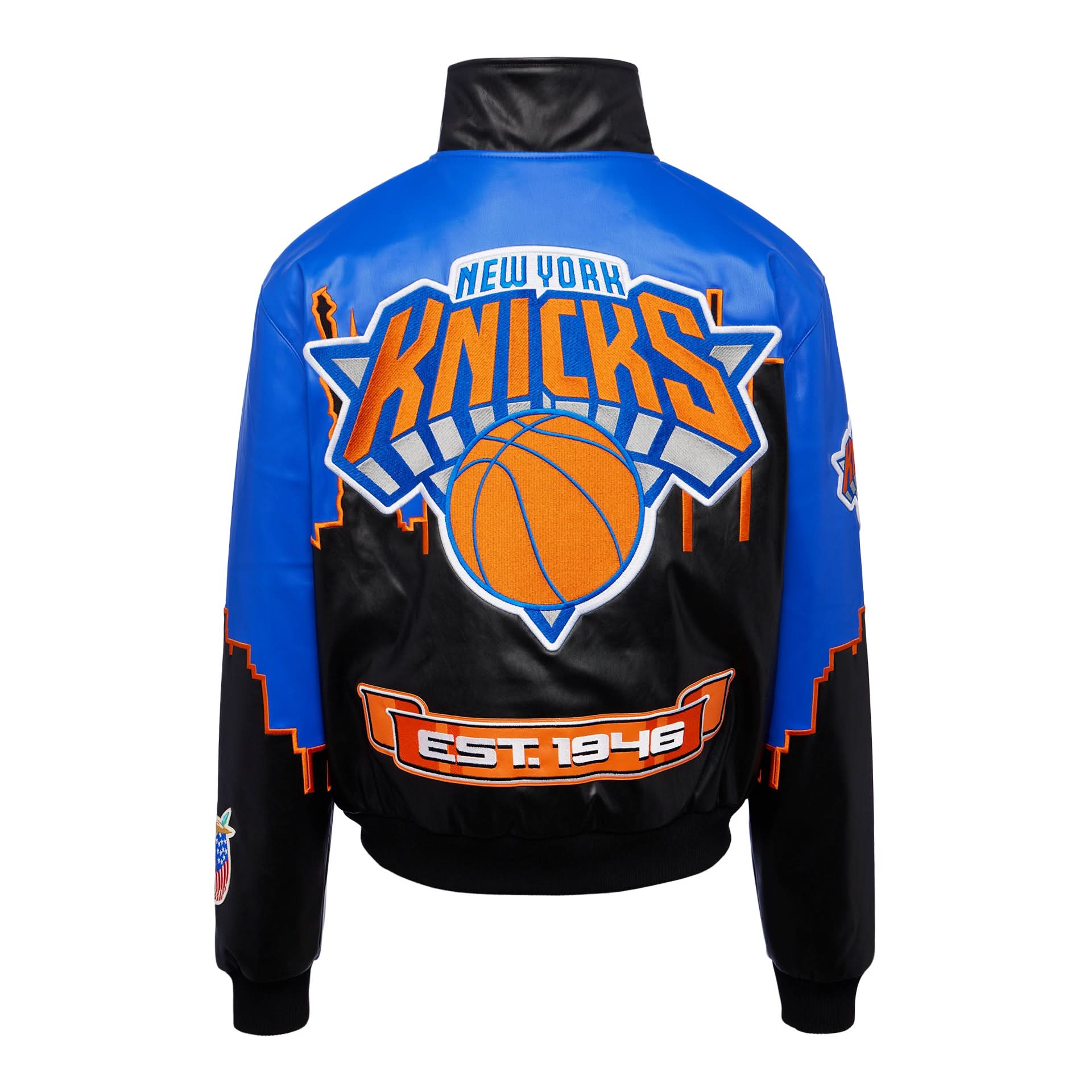 NBA Team NY Knicks Jeff Hamilton Leather Jacket - The America Jackets