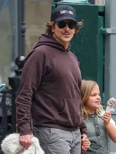 NYC 2025 Bradley Cooper Brown Hoodie