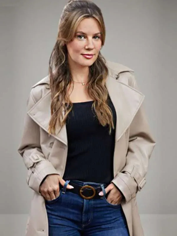 Navigating Christmas 2023 Chelsea Hobbs Leather Coat