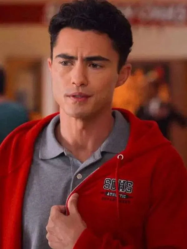 Never Have I Ever Paxton Hall Yoshida Red Hoodie