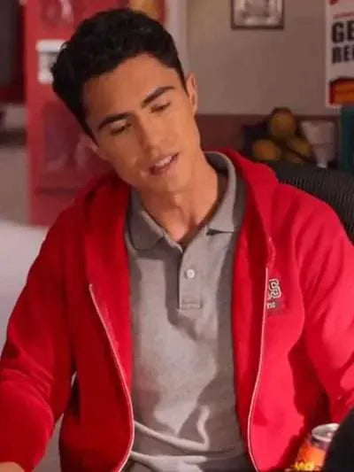 Never Have I Ever Paxton Hall Yoshida Red Hoodie