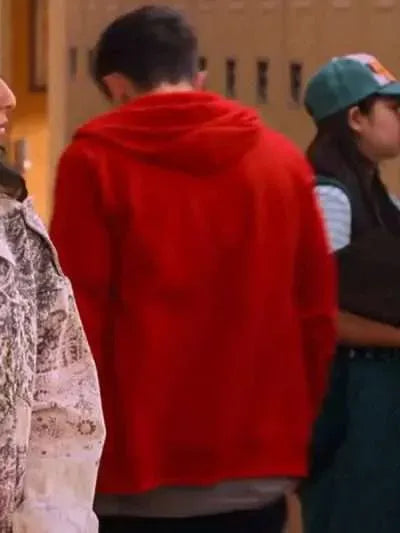 Never Have I Ever Paxton Hall Yoshida Red Hoodie