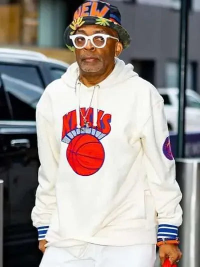 New York City Street Style Spike Lee White Hoodie