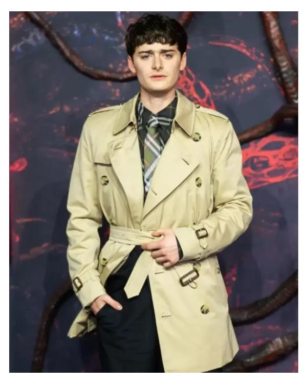 Noah Schnapp Stranger Things 5 UK Special Screening Coat