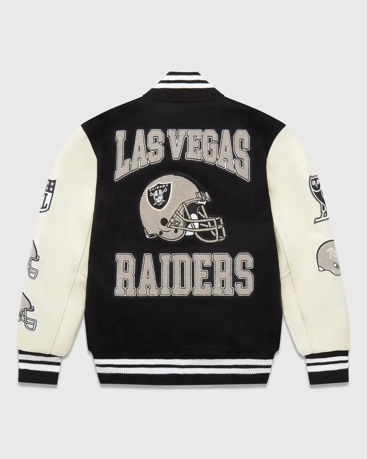 OVO X NFL Las Vegas Raiders Varsity Jacket Rackup