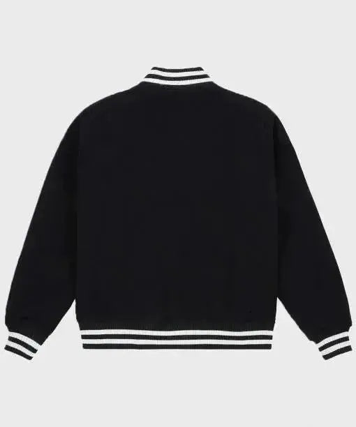 Oakland Raiders Varsity Black Wool Jacket Rackup