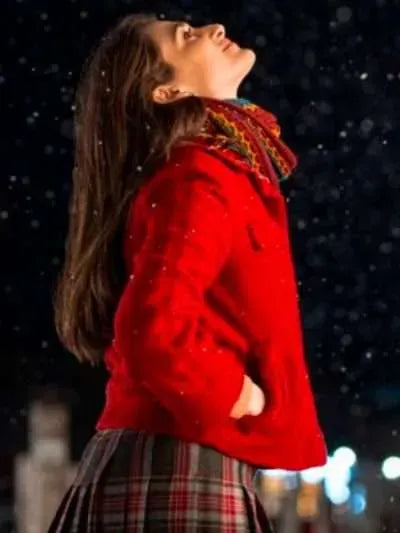 Pilar Fogliati I Hate Christmas Red Wool Jacket