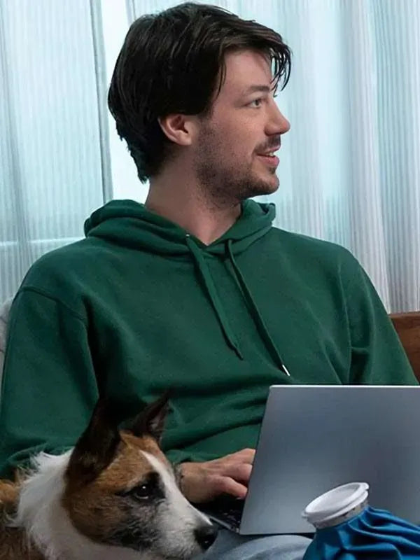 Puppy Love Grant Gustin Green Hoodie