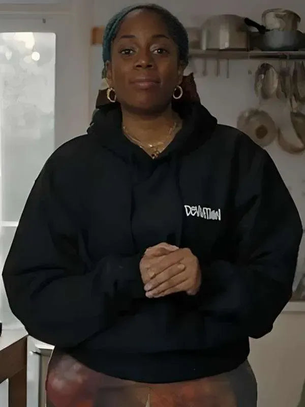 Queenie Jenkins Queenie S01 Deviation Black Hoodie