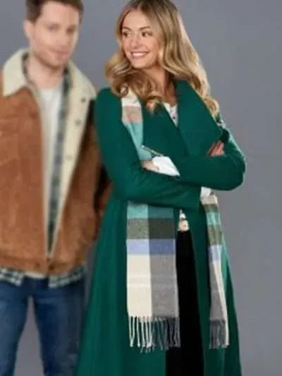 Rebecca Dalton Christmas By Design Green Coat