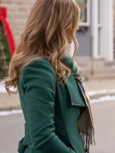 Rebecca Dalton Christmas By Design Green Coat