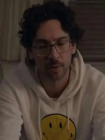 Rick Glassman Not Dead Yet Beige Hoodie