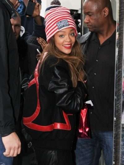 Rihanna Heart Love Varsity Jacket