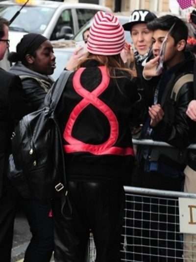 Rihanna Heart Love Varsity Jacket