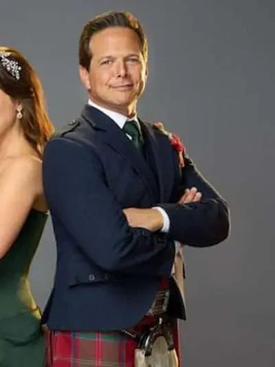 Scott Wolf A Merry Scottish Christmas Blue Blazer