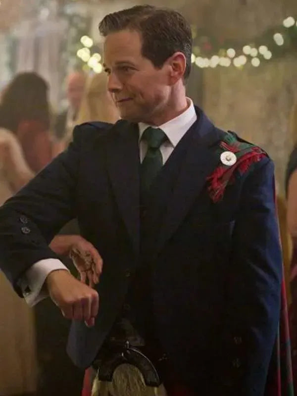Scott Wolf A Merry Scottish Christmas Blue Blazer