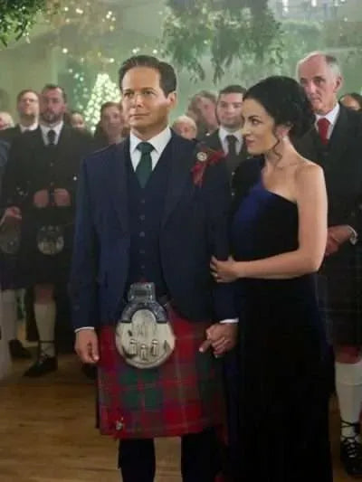 Scott Wolf A Merry Scottish Christmas Blue Blazer