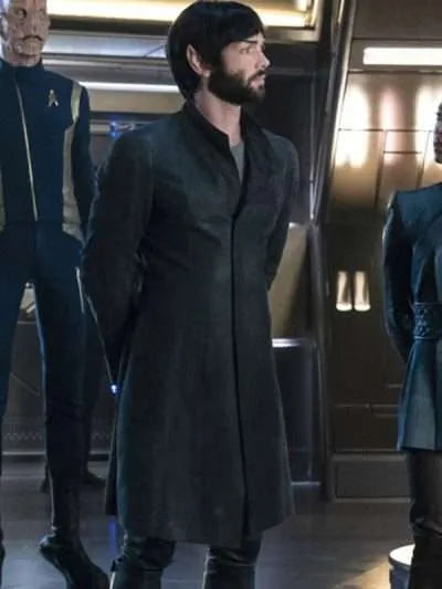 Ethan Peck Star Trek Discovery Spock Coat