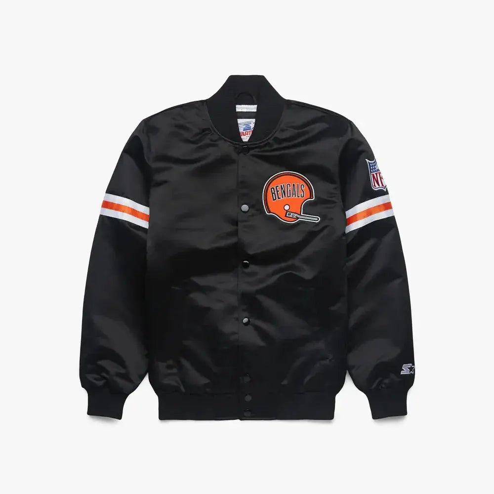 Starter Cincinnati Bengals Heavyweight Satin Jacket Rackup