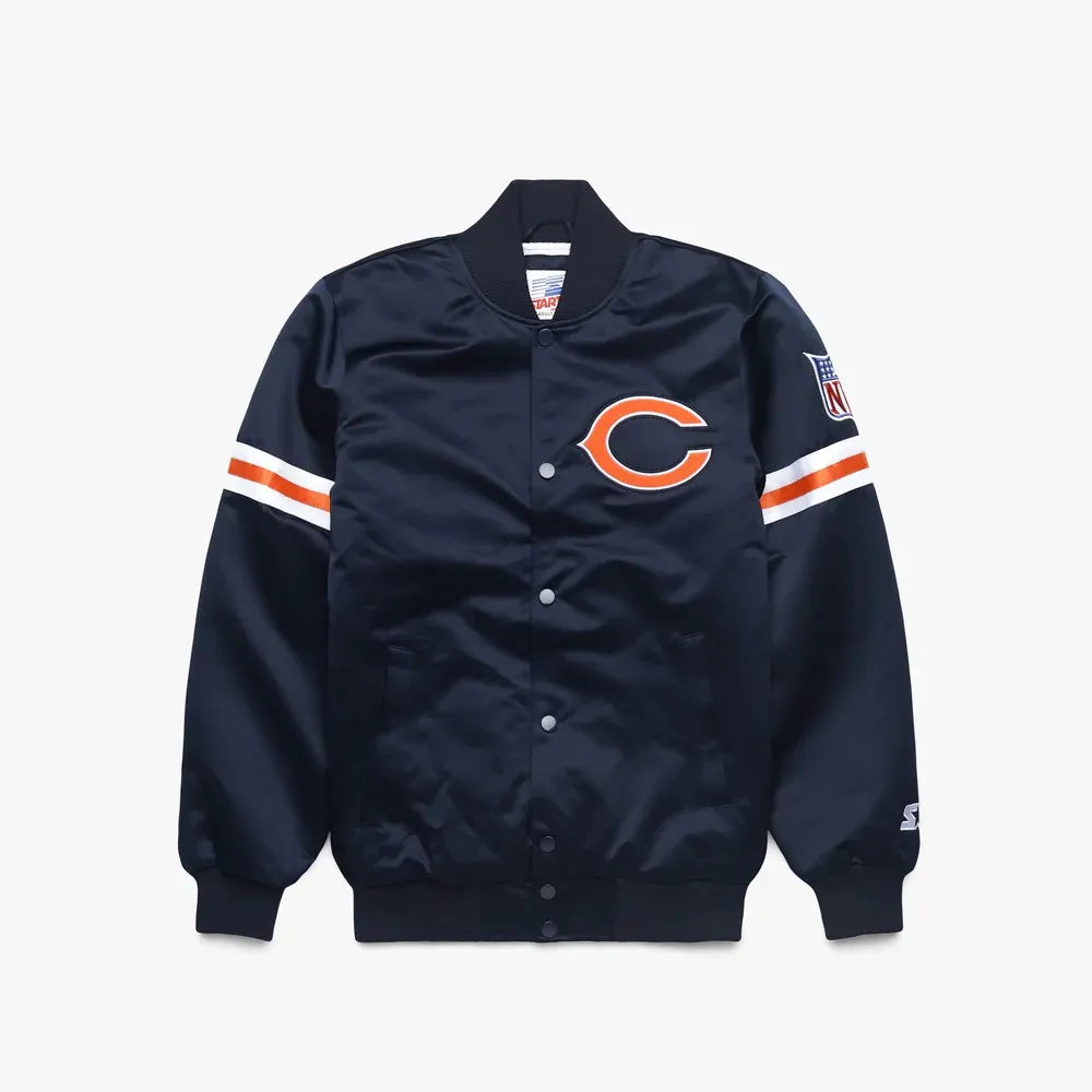 Starter Chicago Bears Heavyweight Satin Jacket