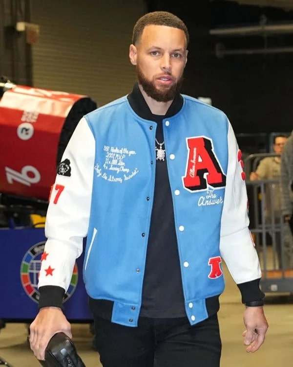 Stephen Curry Allen Iverson Jacket