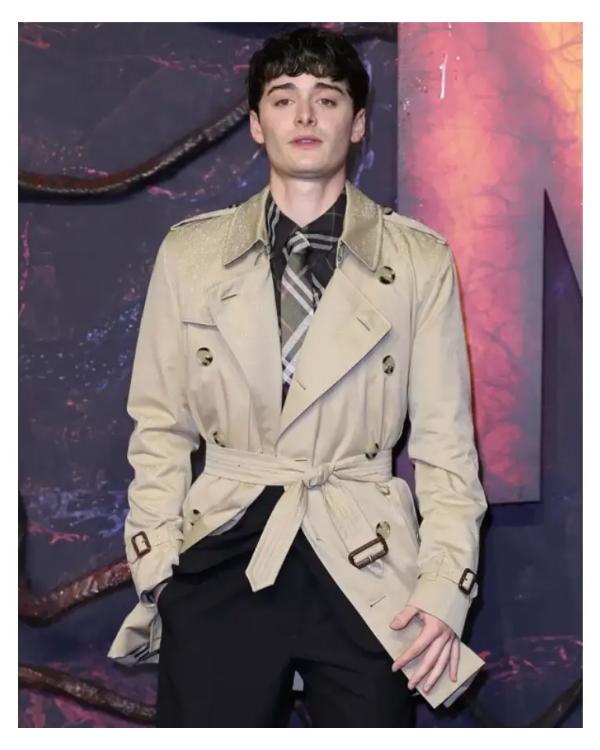Noah Schnapp Stranger Things 5 UK Special Screening Coat
