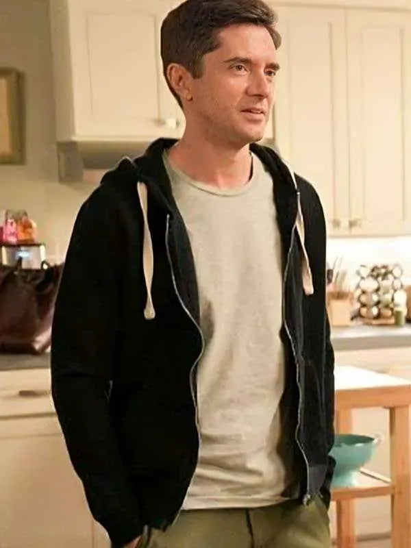 TV Series Home Economics Topher Grace Black Hoodie