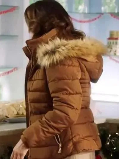 Teri Hatcher How to Fall in Love by Christmas 2023 Puffer Jacket