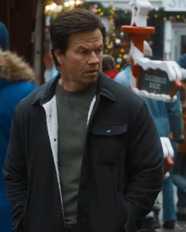 The Family Plan 2 Mark Wahlberg Black Jacket