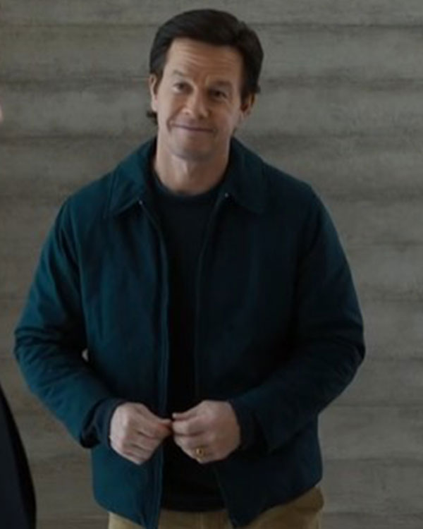 The Family Plan 2 Mark Wahlberg Blue Jacket