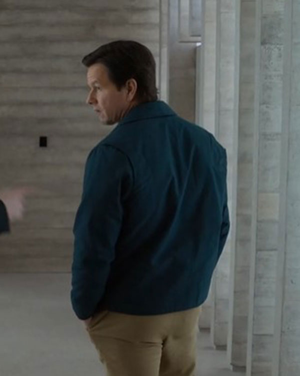 The Family Plan 2 Mark Wahlberg Blue Jacket