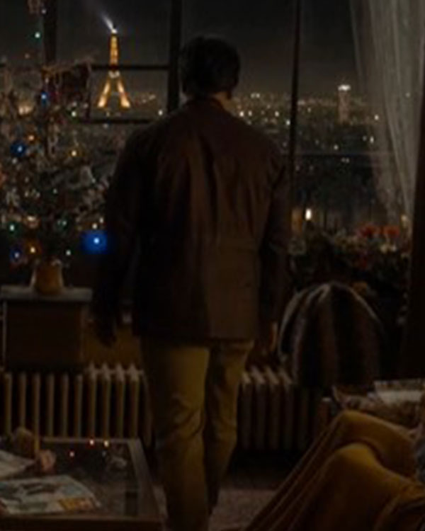 The Family Plan 2 Mark Wahlberg Brown Leather Jacket