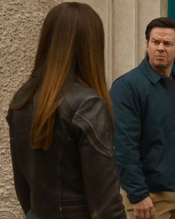 The Family Plan 2 Michelle Monaghan Black Leather Jacket