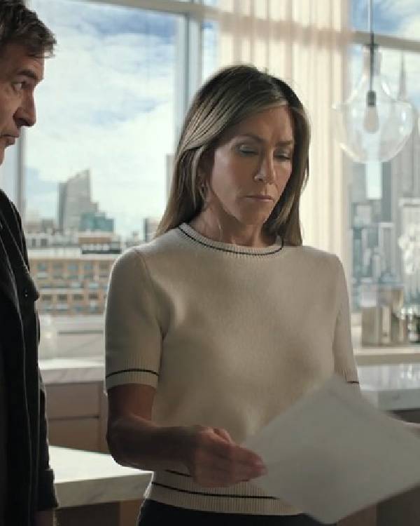 The Morning Show Jennifer Aniston White Sweater