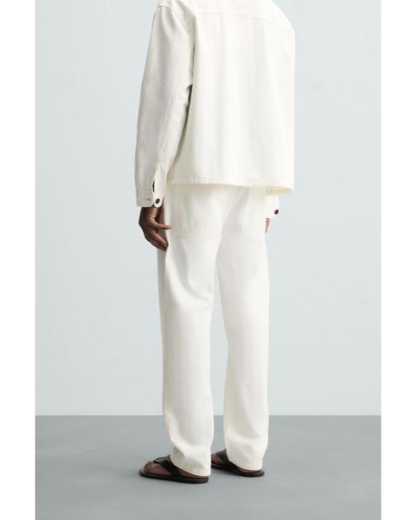 The Voice S28 Conrad Khalil White Jacket