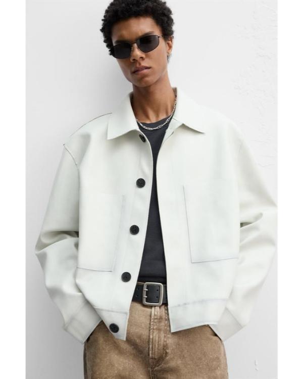 The Voice S28 Conrad Khalil White Jacket