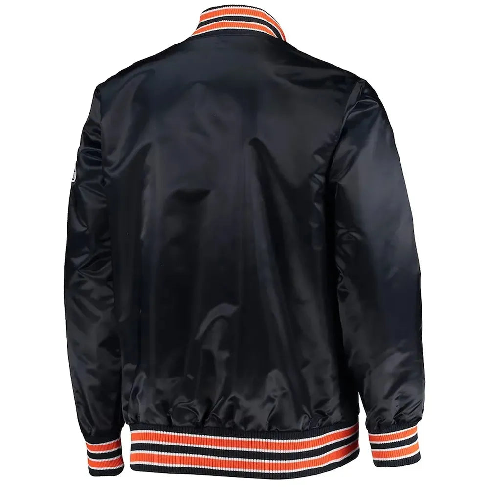 The Diamond Chicago Bears Retro Satin Jacket