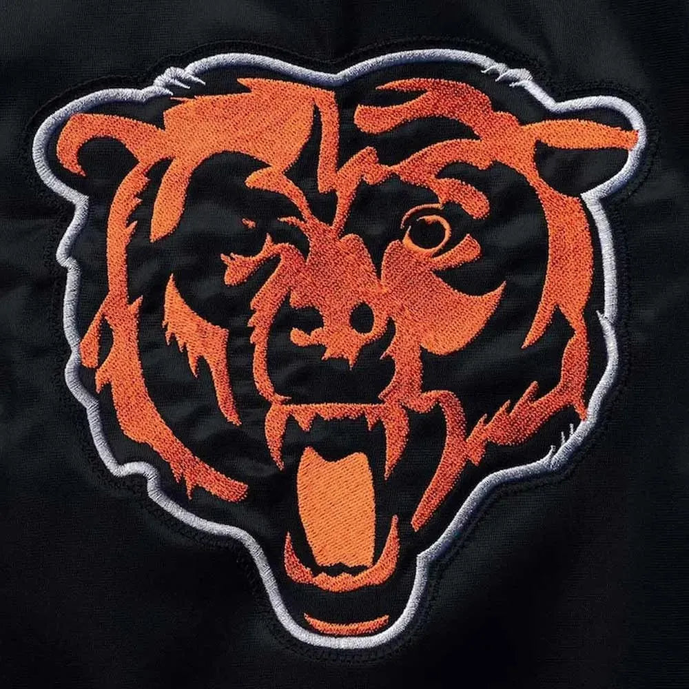 The Diamond Chicago Bears Retro Satin Jacket