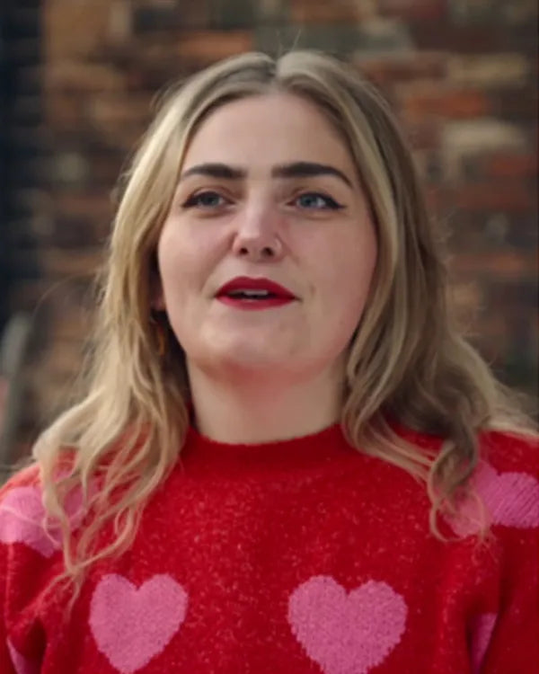 The Great Pottery Throwdown S09 Pink Hearts Sweater - The America Jackets