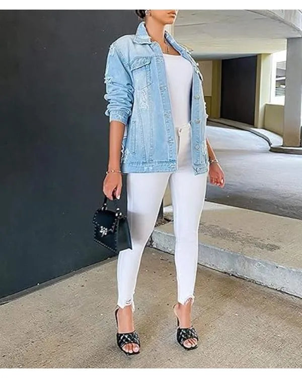 The Valley Persian Style S01 Mercedeh Javid Patchwork Denim Jacket - The America Jackets