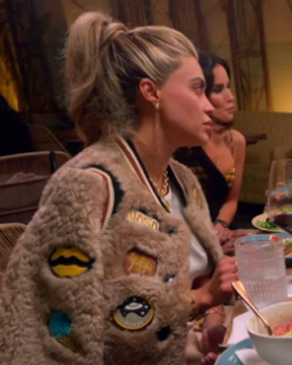 The Valley Persian Style S01 Sky Asakari Brown Sherpa Jacket - The America Jackets