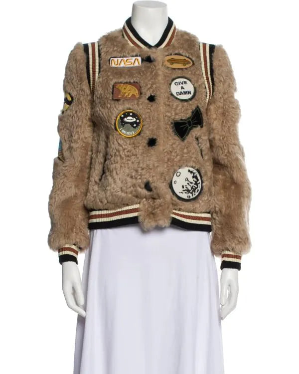 The Valley Persian Style S01 Sky Asakari Brown Sherpa Jacket - The America Jackets