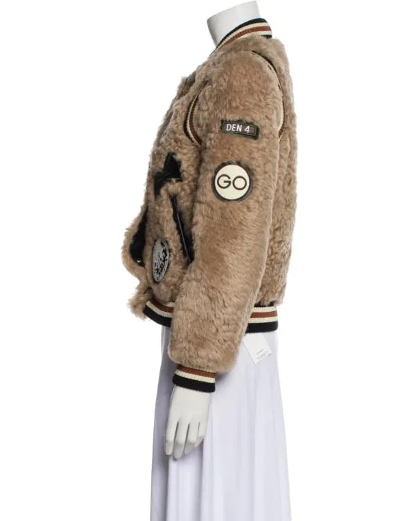 The Valley Persian Style S01 Sky Asakari Brown Sherpa Jacket - The America Jackets