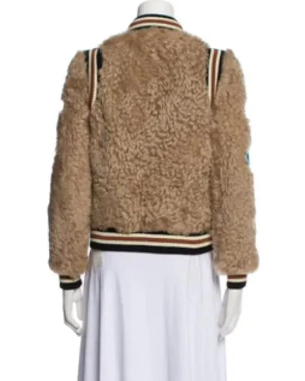 The Valley Persian Style S01 Sky Asakari Brown Sherpa Jacket - The America Jackets