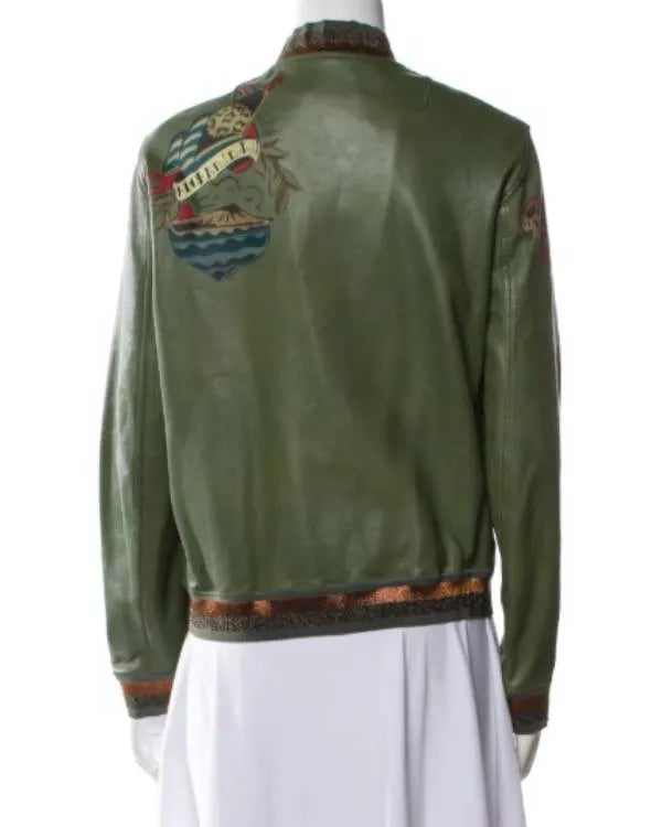 The Valley Persian Style S01 Sky Asakari Green Bomber Jacket - The America Jackets