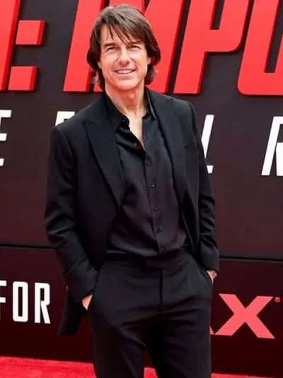 Tom Cruise Mission Impossible Premiere Black Suit